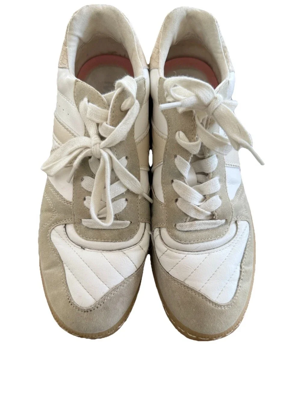 Mia Sneaker Women’s Size 7 Cream Tan Suede